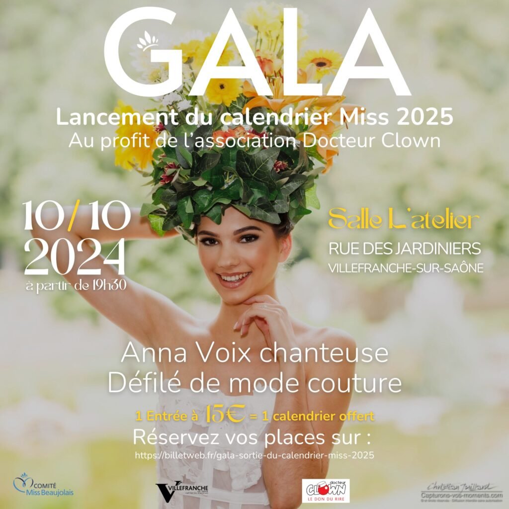 Couverture Calendrier Miss Beaujolais 2025 