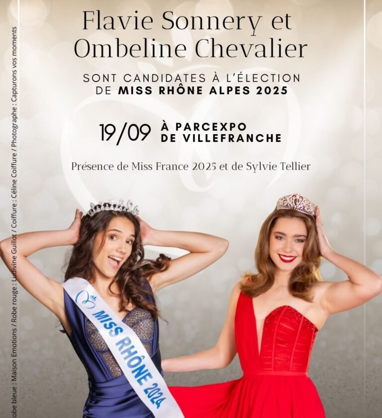 2 candidates en lice pour Miss Rhône-Alpes