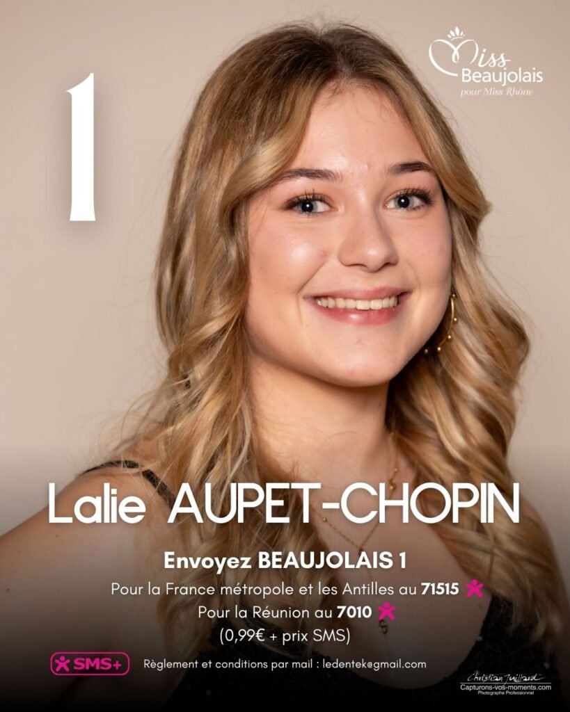 candidates en lice pour le titre de Miss Beaujolais 2026